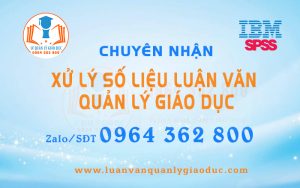 Viết luận văn Quản lý giáo dục